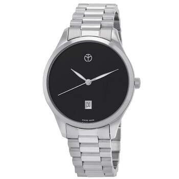Urban Quartz Black Dial Watch H411MNM