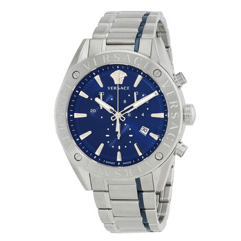 VChrono Chronograph Quartz Blue Dial Watch VEHB00519