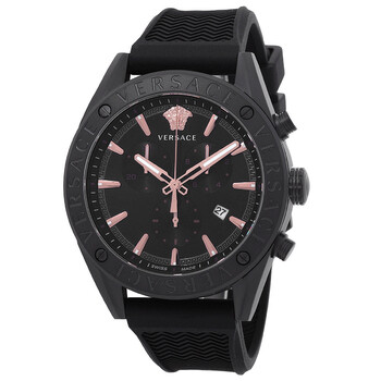 VChrono Quartz Black Dial Watch VEHB00419