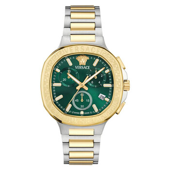 VChrono Square Chronograph Quartz Green Dial Watch VEVCA0624