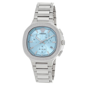 VChrono Square Chronograph Quartz Turquoise Dial Watch VEVCA0324