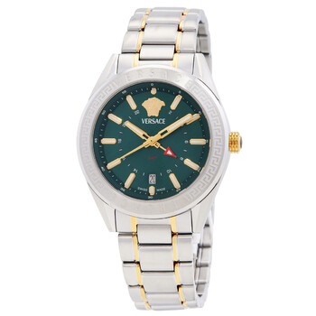 VCode GMT Quartz Green Dial Watch VEAFA0524