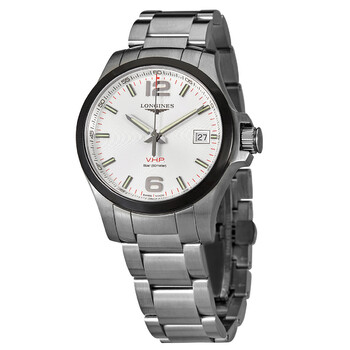 V.H.P Conquest Quartz Silver Dial Watch L37194766