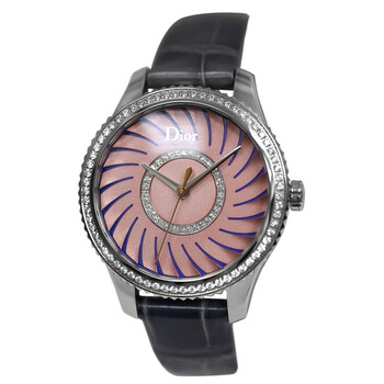 VIII Montaigne Quartz Diamond Pink Dial Watch CD152113A001