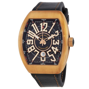 Vanguard Automatic Black Dial Watch V45SCDTCIRBZBRNRBK