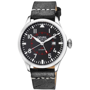 Vaughn Automatic Black Dial Watch