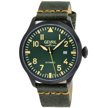 Vaughn Automatic Green Dial Watch