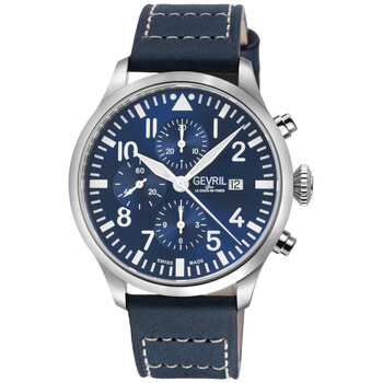 Vaughn Chronograph Automatic ETA 7750 Blue Dial Watch