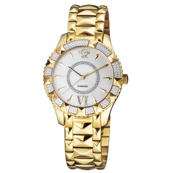 Venice Diamond Quartz White Dial Watch