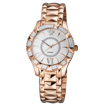 Venice Diamond Quartz White Dial Watch