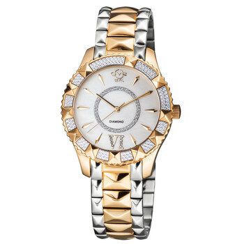 Venice Quartz Diamond White Dial Watch