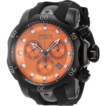 Venom Chronograph Date Quartz Orange Dial Watch