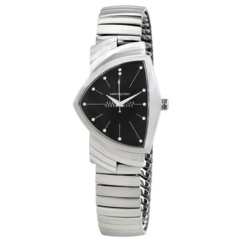 Ventura L Black Dial Asymmetric Watch H24411232