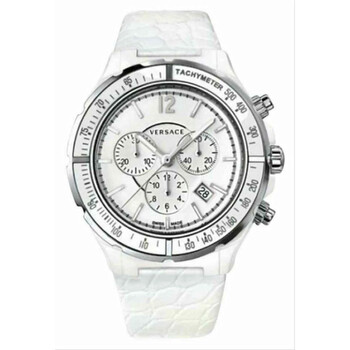Versace DV Chronograph Quartz White Dial Watch 28CCS1D001
