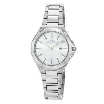 Victoria Silvertone Dial Watch 1241AVIS