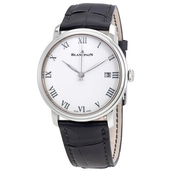 Villeret 8 Days White Enamel Dial 18kt White Gold Watch 6630153155B