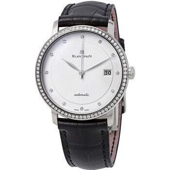 Villeret Ultra Slim Automatic 18kt White Gold Watch 6223198755B