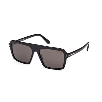 Vincent Smoke Square Sunglasses FT1176 01A