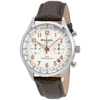 Vintage Chronograph White Dial Watch WLAC01BCORBM