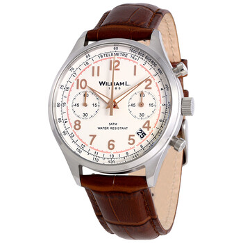 Vintage Chronograph White Dial Watch WLAC01BCORCM