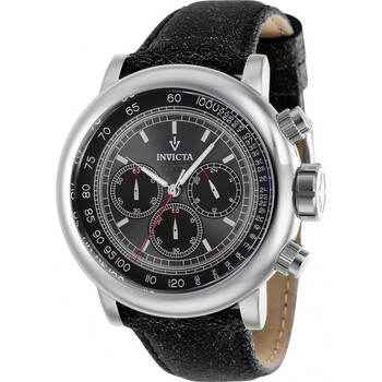 Vintage GMT Chronograph Black Dial Watch