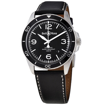 Vintage V292 Automatic Matte Black Dial Watch BRV292BLSTSCA