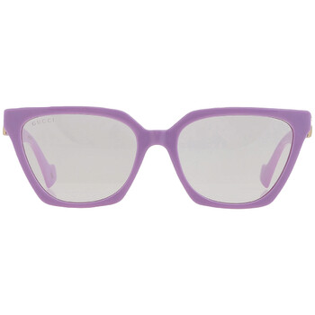 Violet Logo ClipOn Cat Eye Sunglasses GG1542S 002