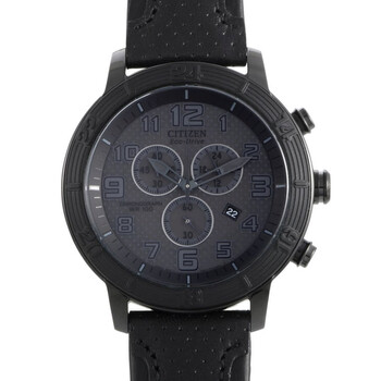 WDR Chronograph Automatic Black Dial Watch AT220501E
