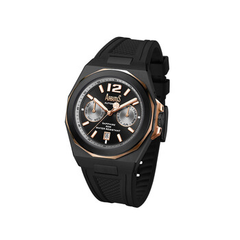 Wall Street Automatic Black Dial Watch AR2402TRBB