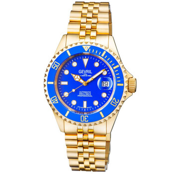 Wall Street Automatic Blue Dial Watch 4854B