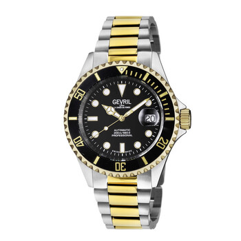 Wallstreet Automatic Black Dial Watch 4855A