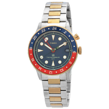 Waterbury GMT Quartz Blue Dial Watch TW2U90600VQ