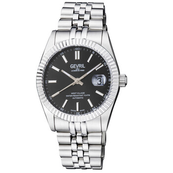 West Village Automatic Black Dial Watch