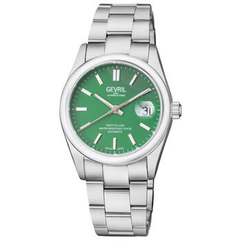 West Village Automatic Green Dial Watch