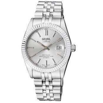 West Village Automatic Silver Dial Watch