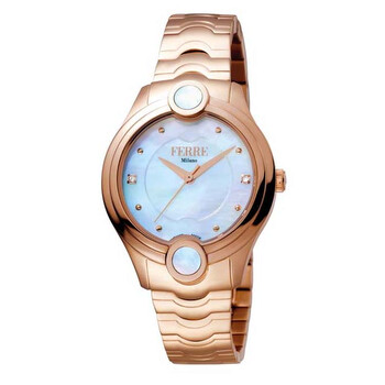White Mother of Pearl Dial Watch FM1L083M0051