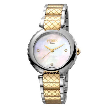 White Mother of Pearl Dial Watch FM1L099M0081