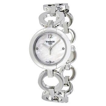 White Mother of Pearl Diamond Dial Watch T084.210.11.116.01