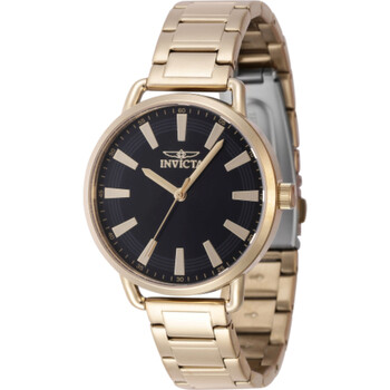 Wildflower Quartz Black Dial Watch