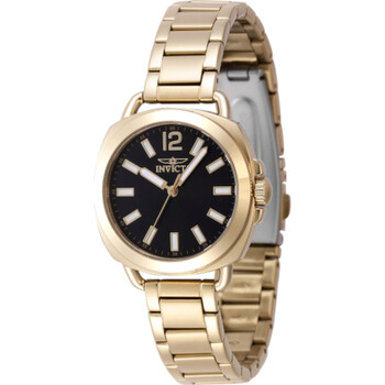 Wildflower Quartz Black Dial Watch