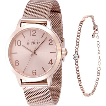 Wildflower Quartz Rose Gold Dial Watch