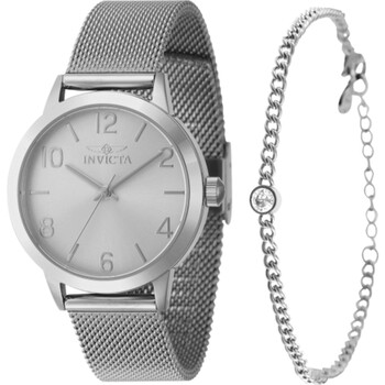Wildflower Quartz Silver Dial Watch 47274 With Bracelet