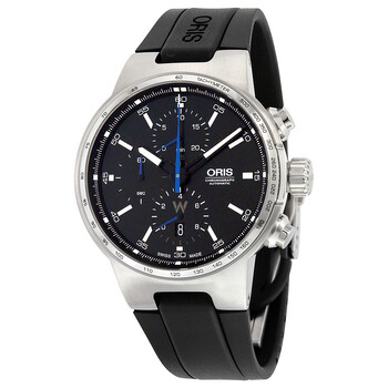 Williams Chronograph Automatic Black Dial Black Rubber Watch 01 774 7717 415407 4 24
