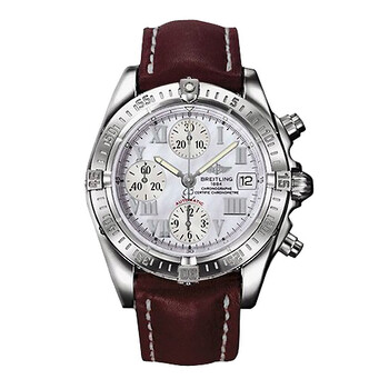 Windrider Chrono Cockpit Motherofpearl Steel Brown Watch A1335812A596BRCT