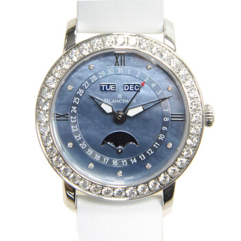 Women Complete Calendar Moon Phase Automatic Diamond Watch 36634654L52B