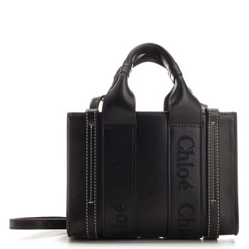 Woody Logo Mini Tote Bag