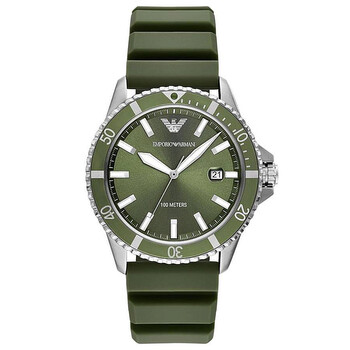 World Explorer Quartz Green Dial Watch AR11638