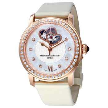 World Heart Mother of Pearl Dial Rose Goldplated Watch FC310WHF2PD4