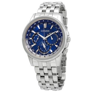 World Time Chronograph Blue Dial Watch BU202169L