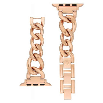 X Anne Klein Metal Watch Band For Apple Watch WK1016RGRG